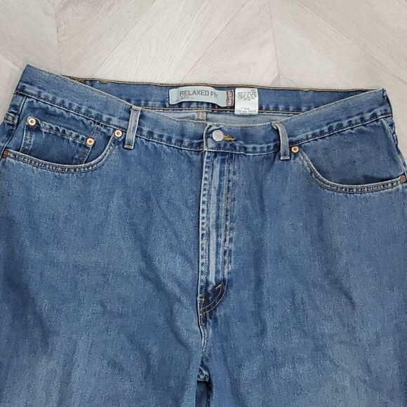 Levis Mens 550 Relaxed Fit Denim Jeans Size 44x30 - Picture 2 of 6